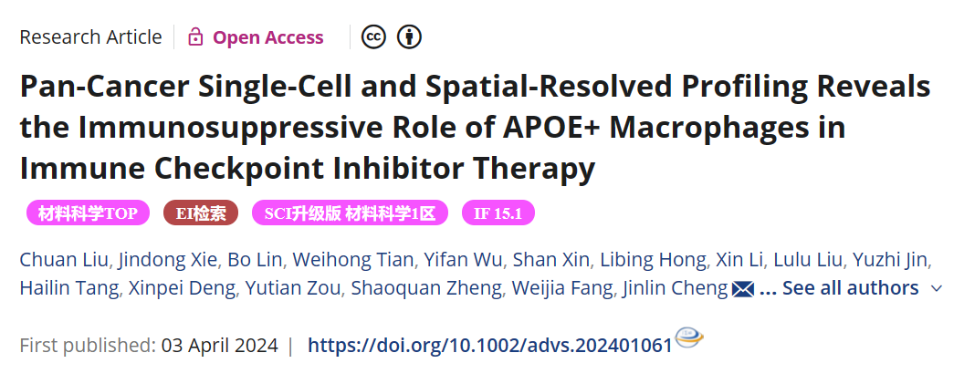 Advanced Science！机器学习不愧是最强辅助，巨噬细胞+单细胞测序拿捏得死死的！思路告急就看浙大赵鹏团队这篇文章！